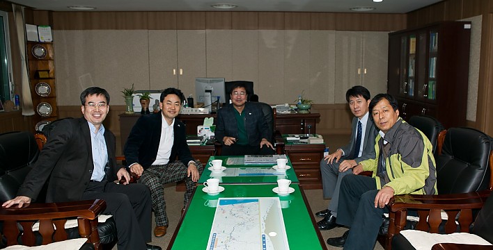 천지 운영진 대관령지사 방문기념